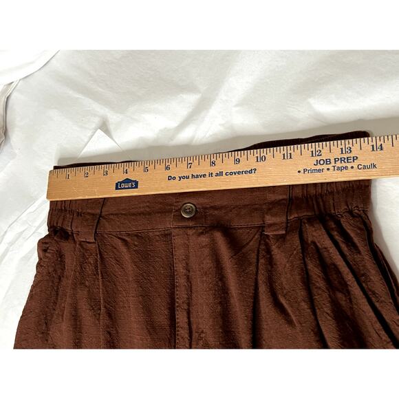 Urban Outfitters womens size M pants brown high-waist cropped - Picture 3 of 8